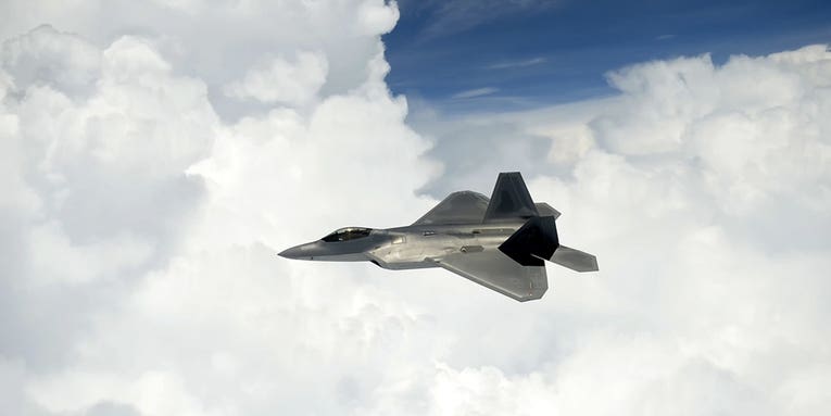 An Air Force F-22 Raptor unit just fired off a record number of air-to-air missiles