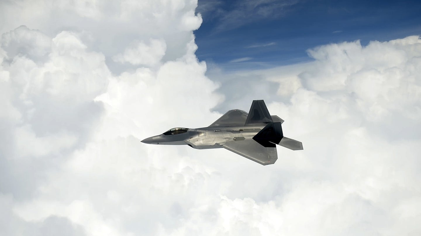 An Air Force F-22 Raptor just fired off a record number of air-to-air missiles