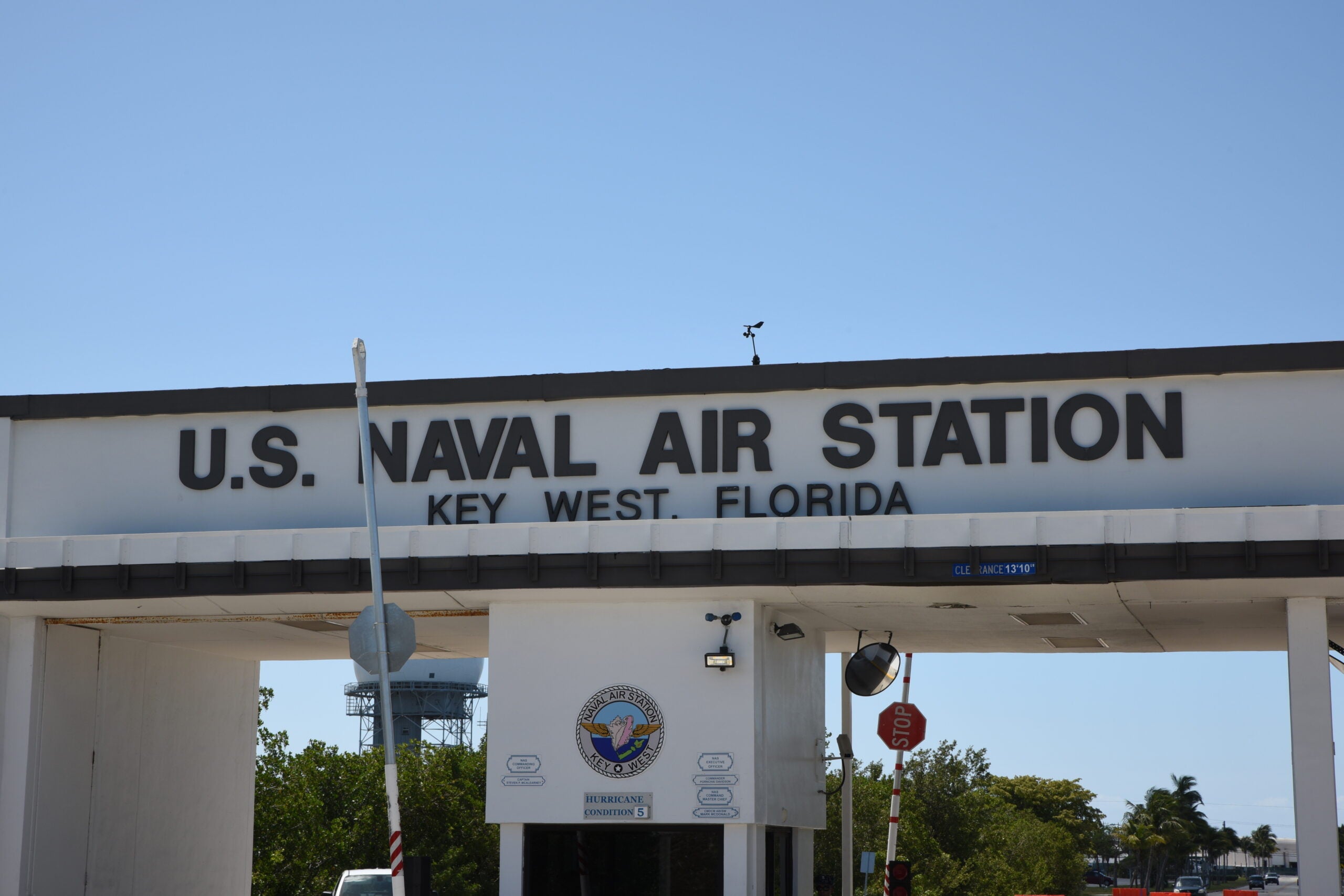 160418-N-SX614-001

Photo of Naval Air Station Key West’s sign. Key West is a state-of-the-art facility for air-to-air combat fighter aircraft of all military services and provides world-class pierside support to U.S. and foreign naval vessels.. (U.S. Navy Photo by Mass Communication Specialist 3rd Class Cody R. Babin/Released)