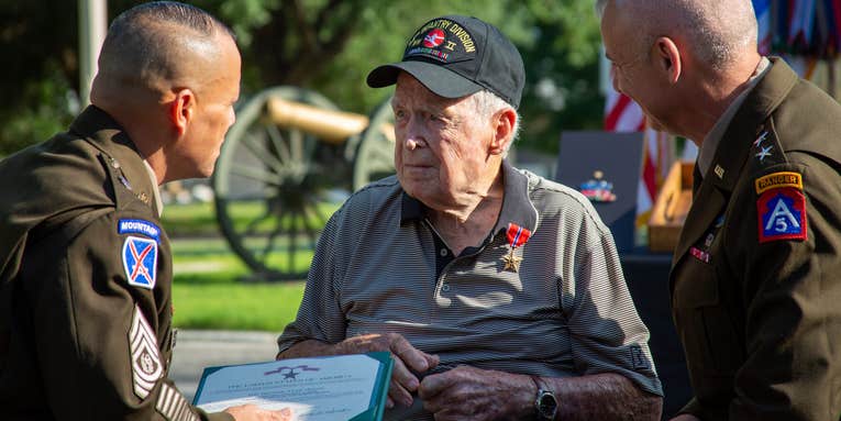 Army awards WWII veteran medals he earned after 250 days of hellish combat and 78 years