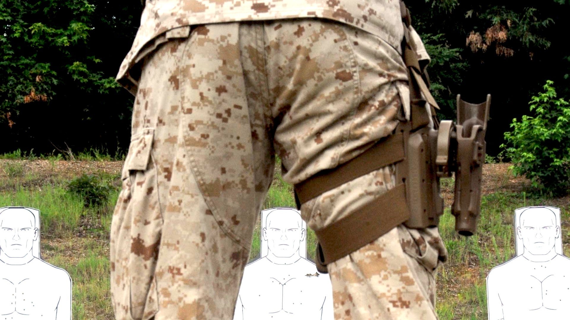 NEW  LEFT HAND Tactical SAS Military Adjustable Leg Thigh Gun Holster SWAT BLACK 