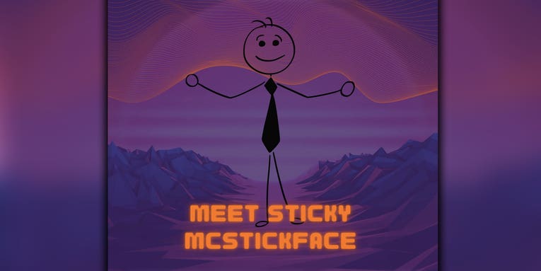 Meet ‘Sticky McStickface,’ the new official mascot for an Air Force innovation team
