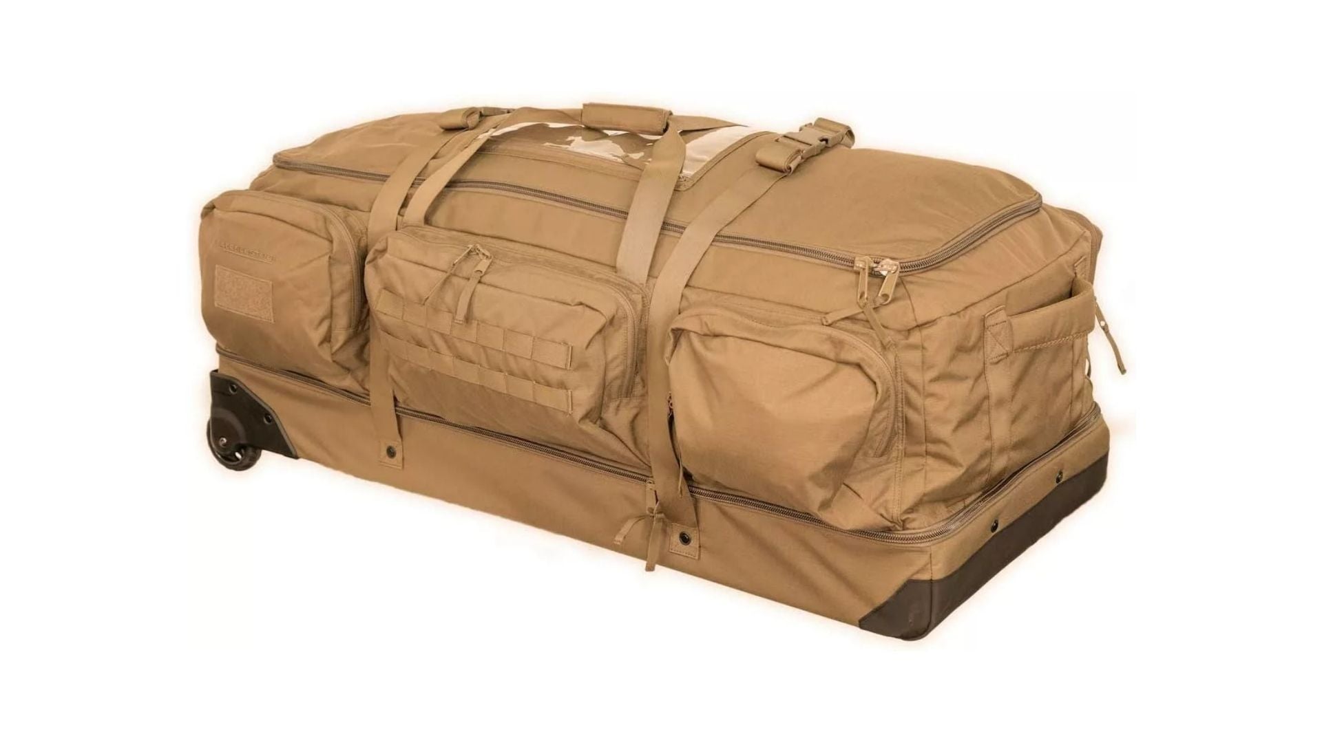 Large Black Denco 22-inch Wheeled Duffel Bag 