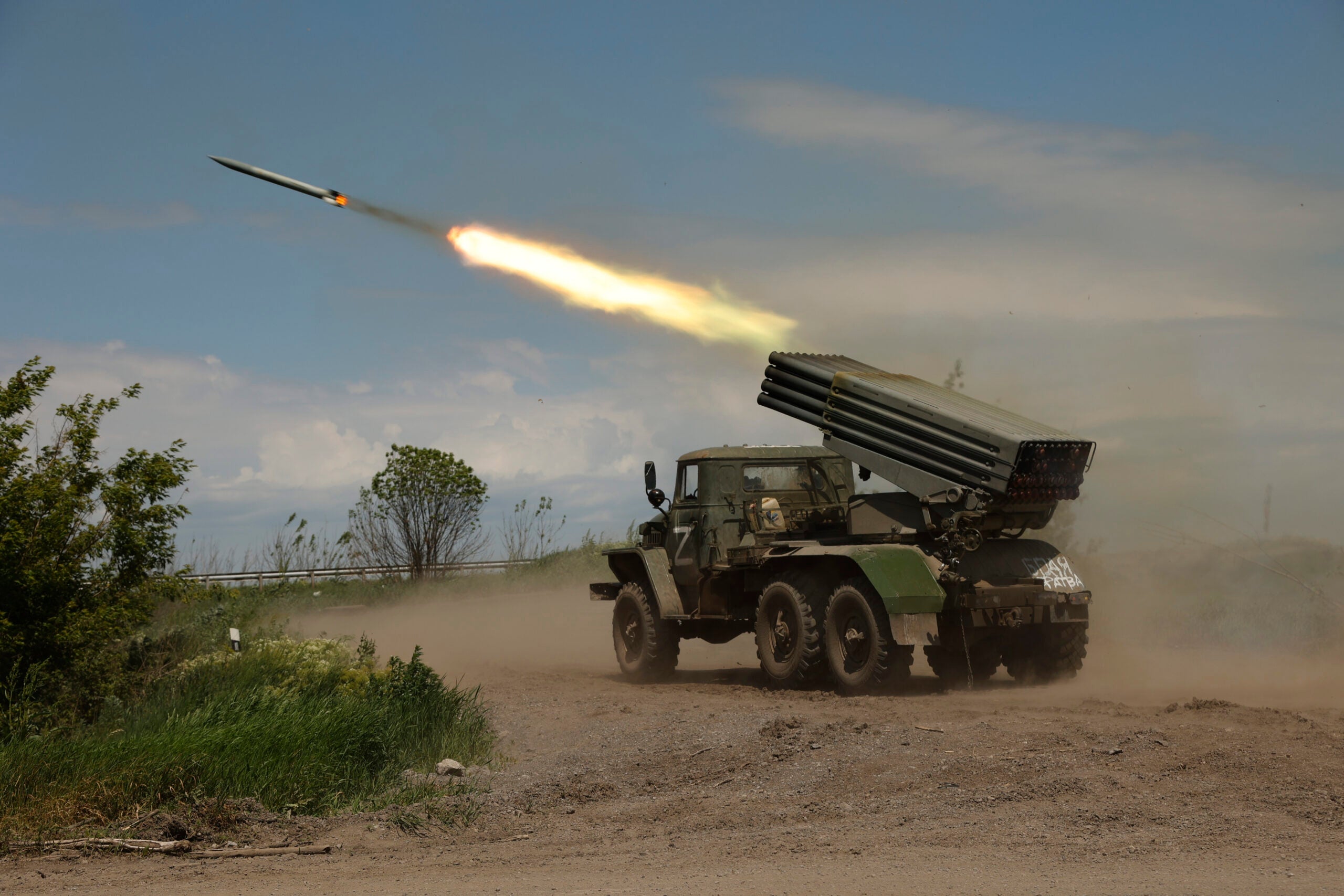 Russia is hammering Ukraine with up to 60,000 artillery shells and rockets every day