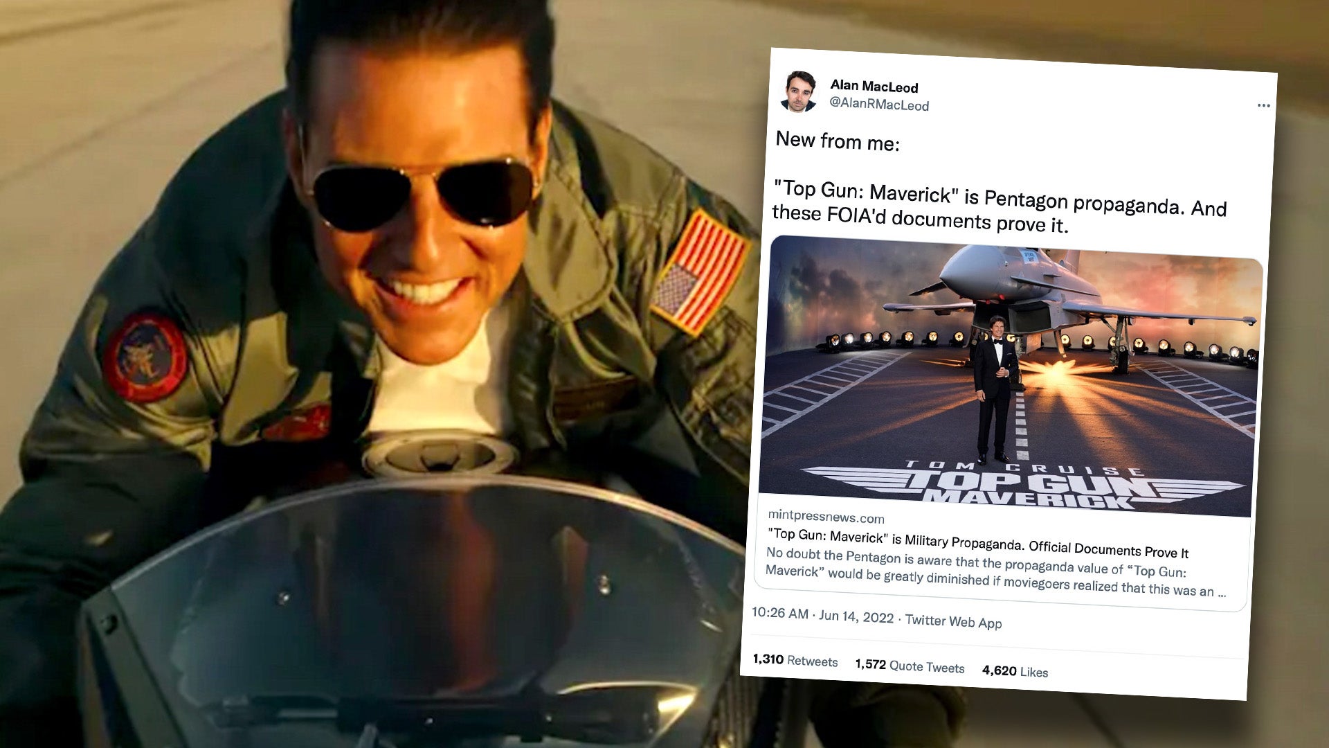 Top Gun for hire: why Hollywood is the US military's best wingman