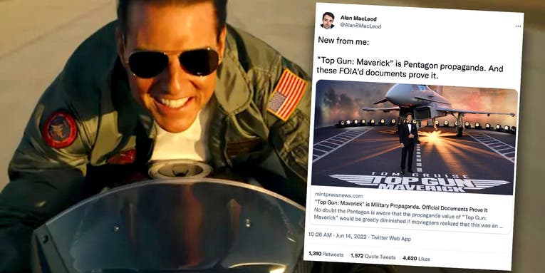 ‘Top Gun: Maverick’ exposed as pro-military in shocking investigation that veterans are dunking on
