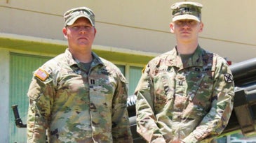 2 soldiers who just wanted to go home early wound up pulling a man from a burning truck