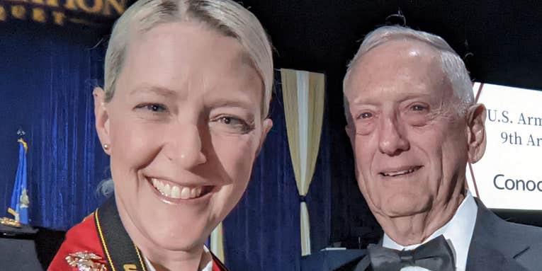 How a selfie with James Mattis shows he’s a Marine for the people