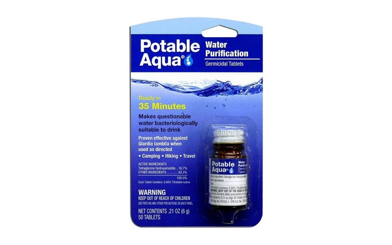 Potable Aqua Iodine Tablets
