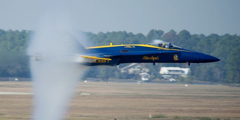 Navy Blue Angels had to change their show after jet caused $180,000 in building damage