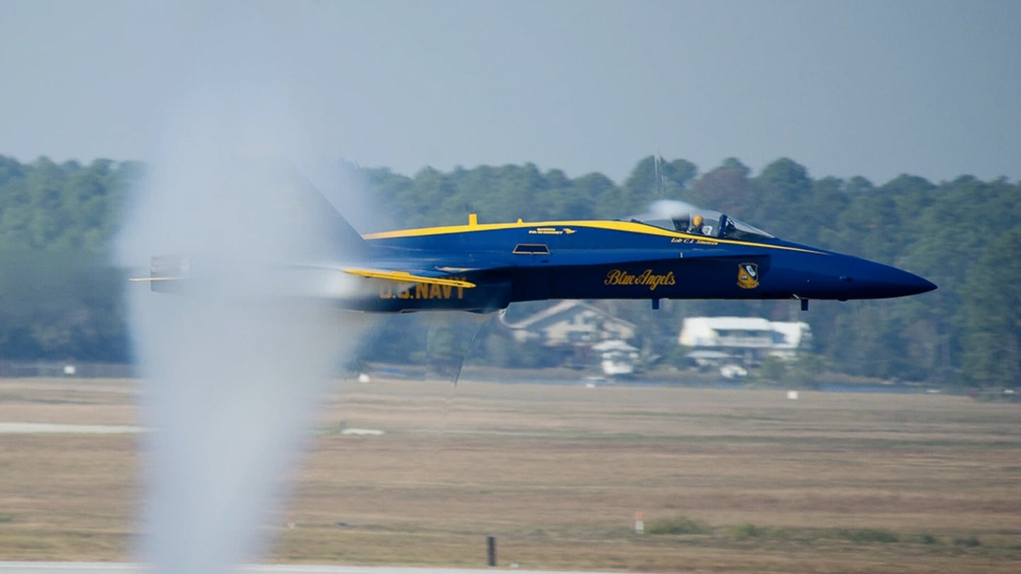 Navy Blue Angels had to change their show after jet caused $180,000 in building damage