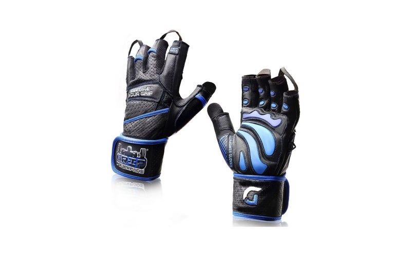 Grip Power Pads Leather Gloves