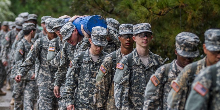 The Army is testing out basic training *for* basic training