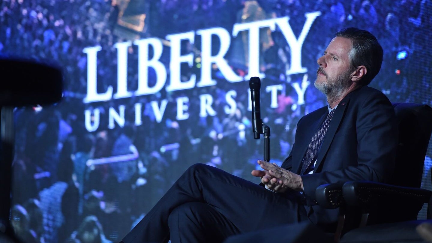 Under former president Jerry Falwell Jr., Liberty University’s online division helped drive the university’s net assets from $150 million in 2007 to $2.5 billion in 2018. (Matt McClain/The Washington Post via Getty Images)