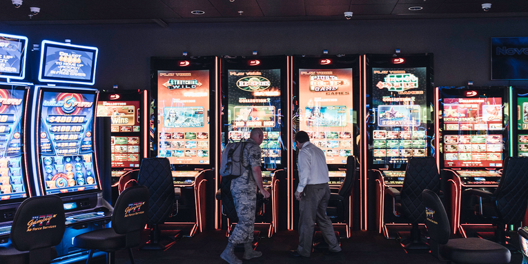 Troops dump $100 million per year into Defense Department-owned slot machines