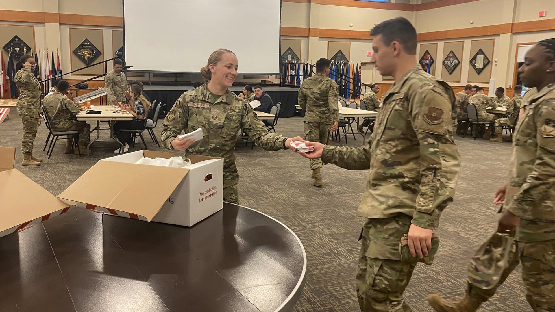 We salute the airmen who got 300 Chick-fil-A sandwiches flown in to feed their buddies