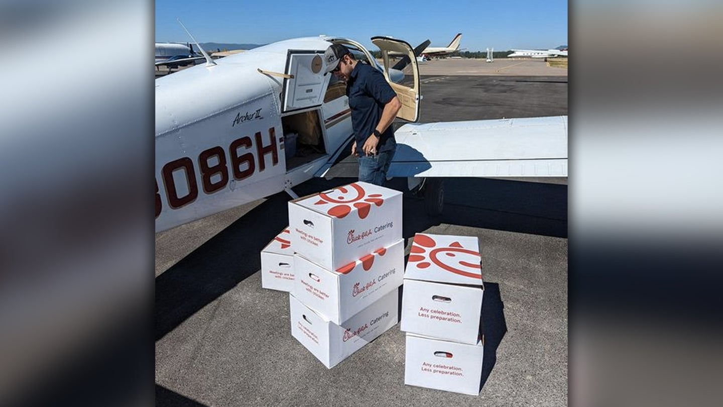 Airmen at Malmstrom Air Force Base, Montana had 300 Chick fil-A sandwiches flown in to show support for the junior enlisted. (Malmstrom 5/6 Alliance)