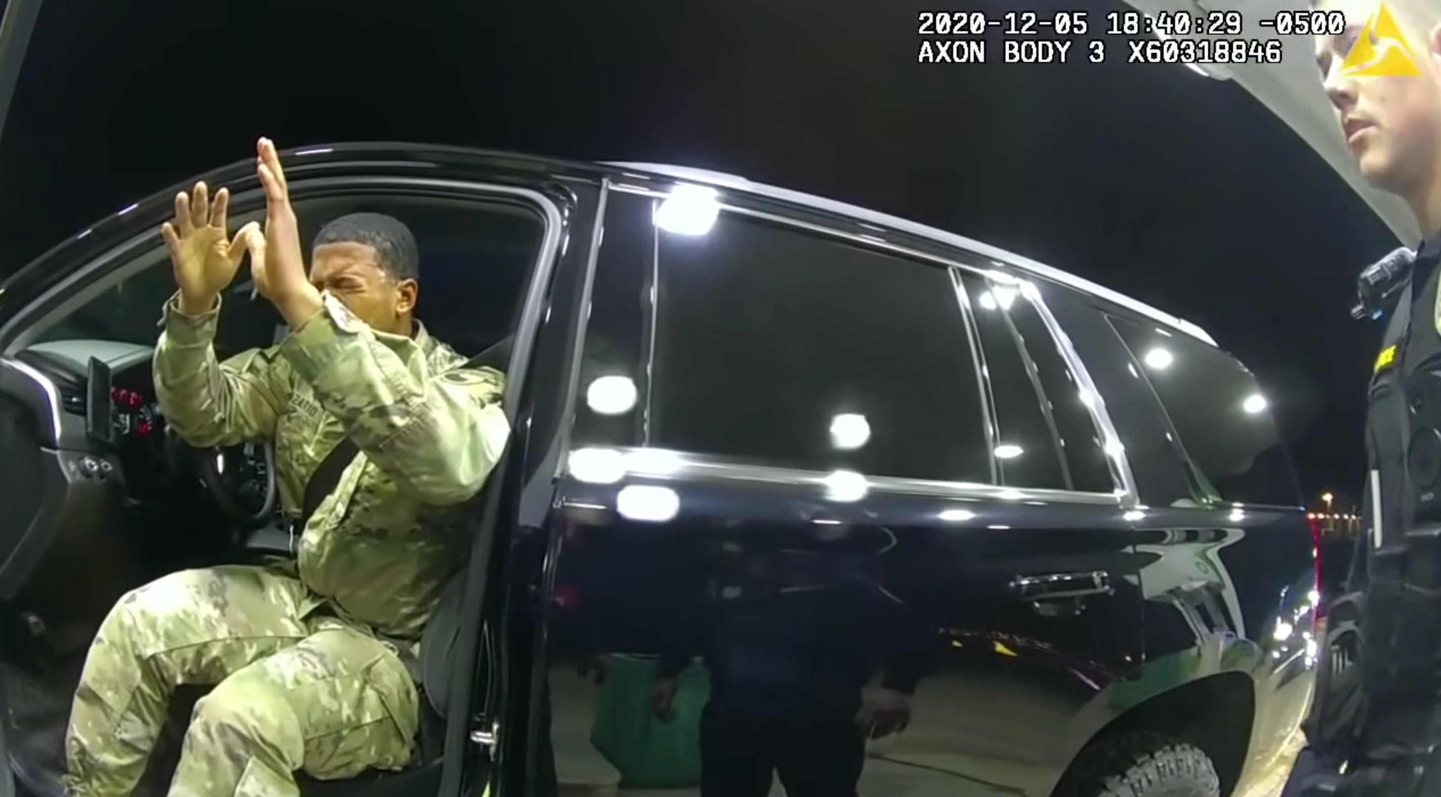 Fired cop seen in viral video pepper-spraying uniformed Army officer avoids charges