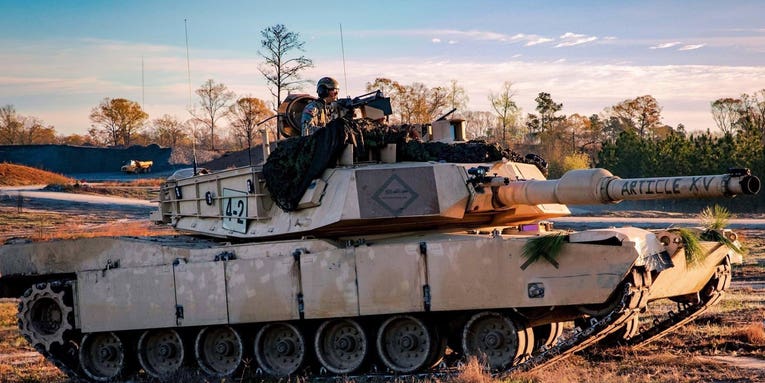 We salute the soldiers who named their tank ‘Article 15’