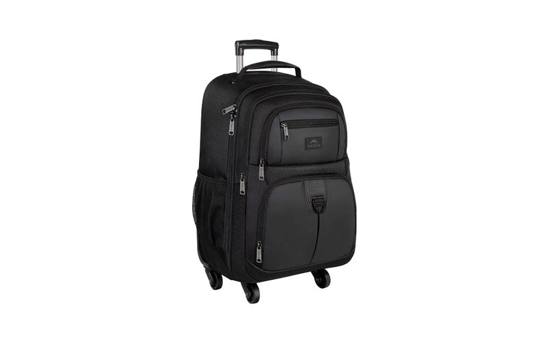 Matein 4-Wheeled Rolling Backpack
