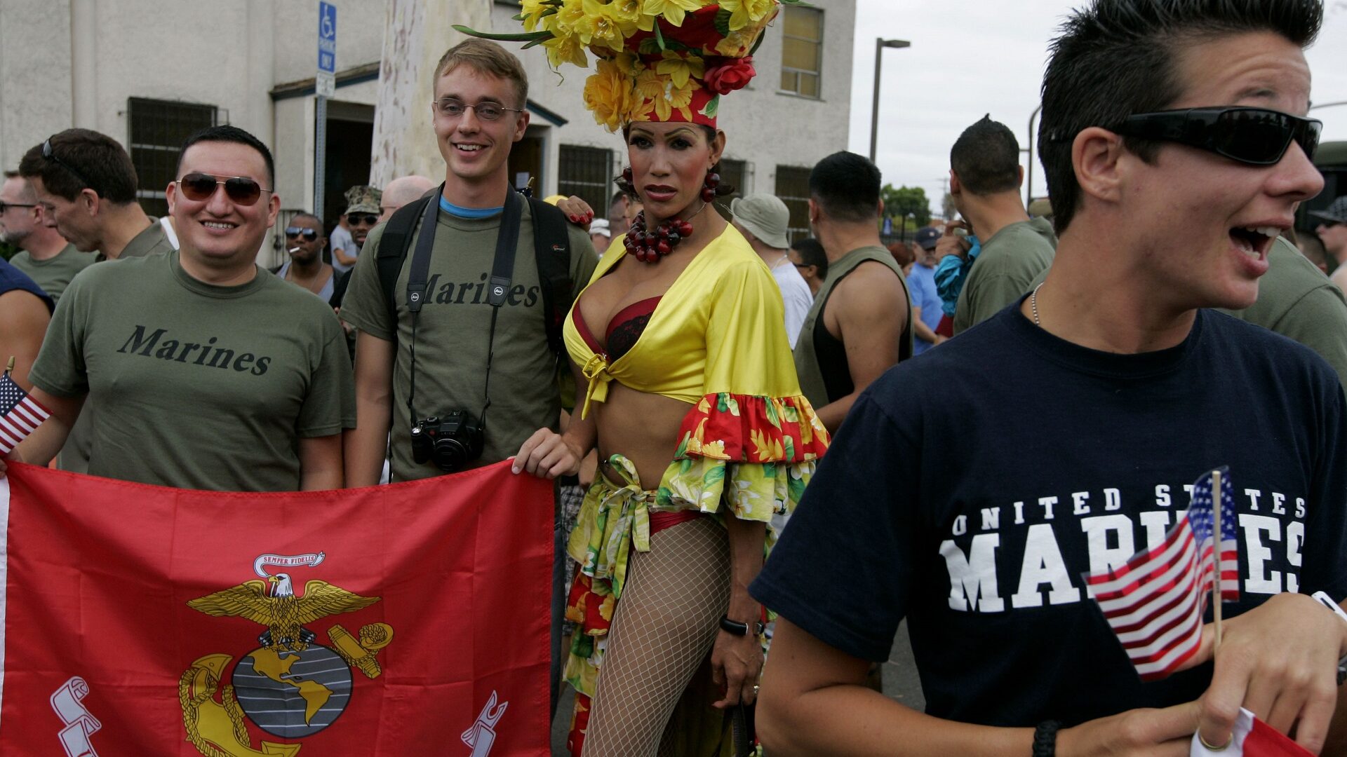 The US military is getting caught up in a war on drag shows
