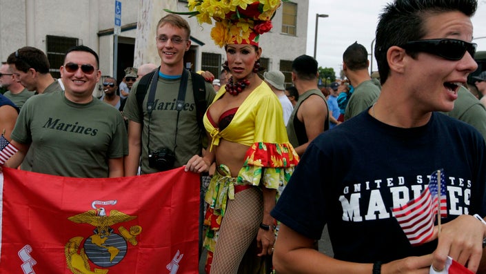 The US military is getting caught up in a war on drag shows