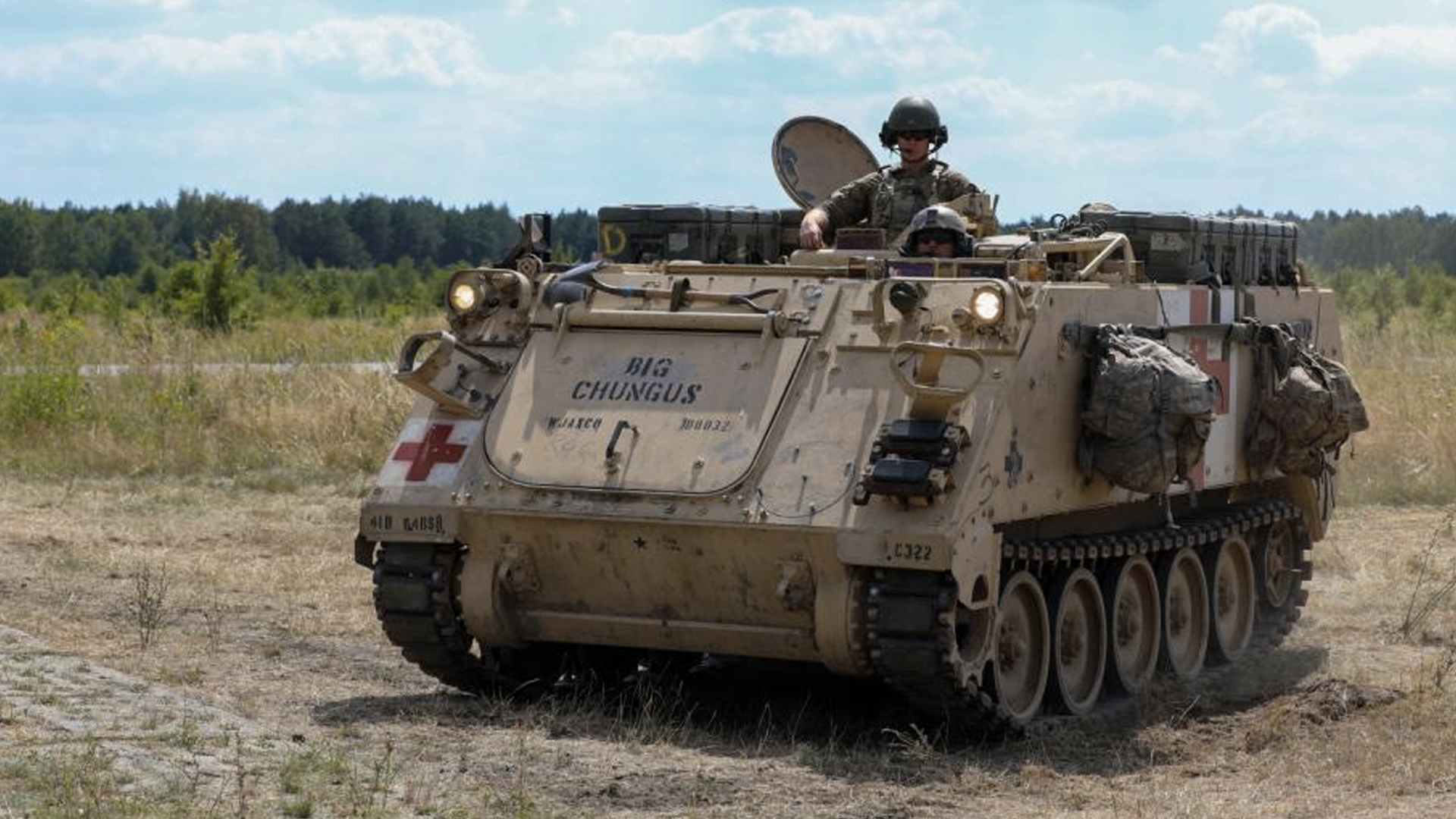Soldiers named their M113 APC ‘Big Chungus’ because why the hell not