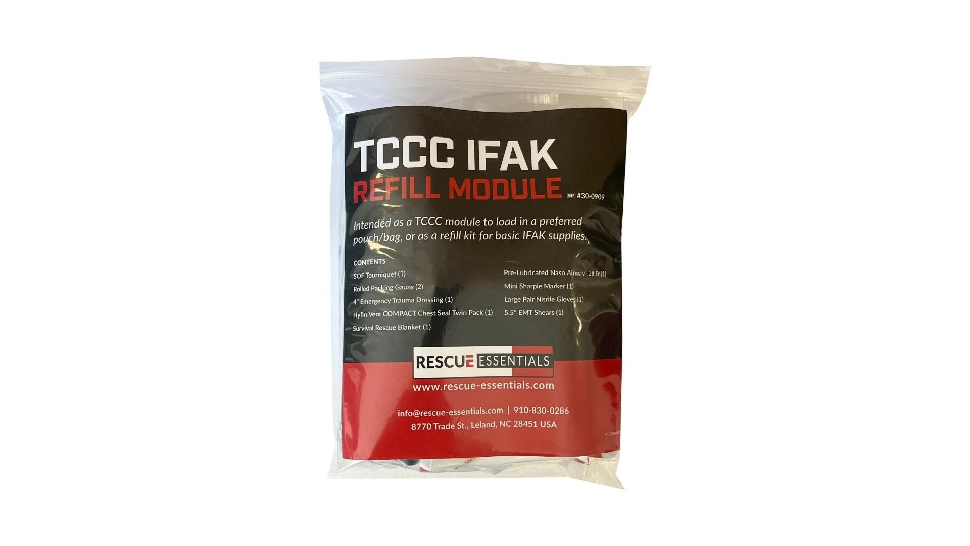 Rescue Essentials TCCC IFAK Refill Module