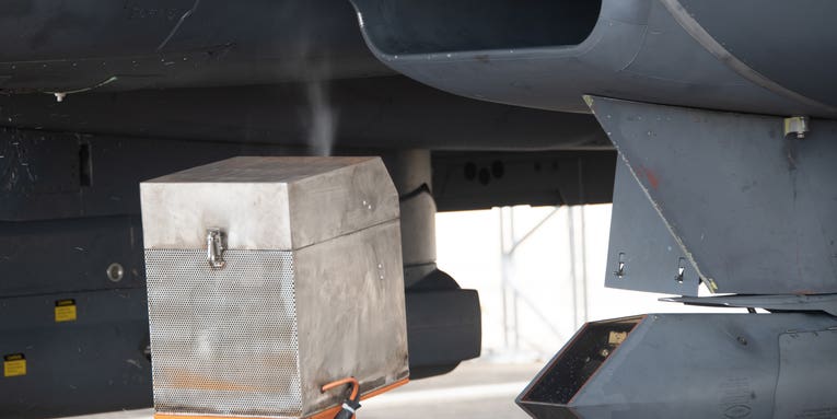 The Air Force hopes this tiny box will help pilots fly through a chemical weapons attack