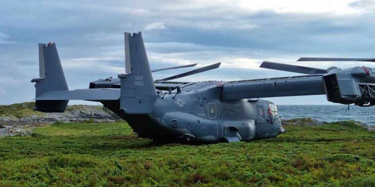 Inside Norway’s complex plan to save a stranded Air Force Osprey