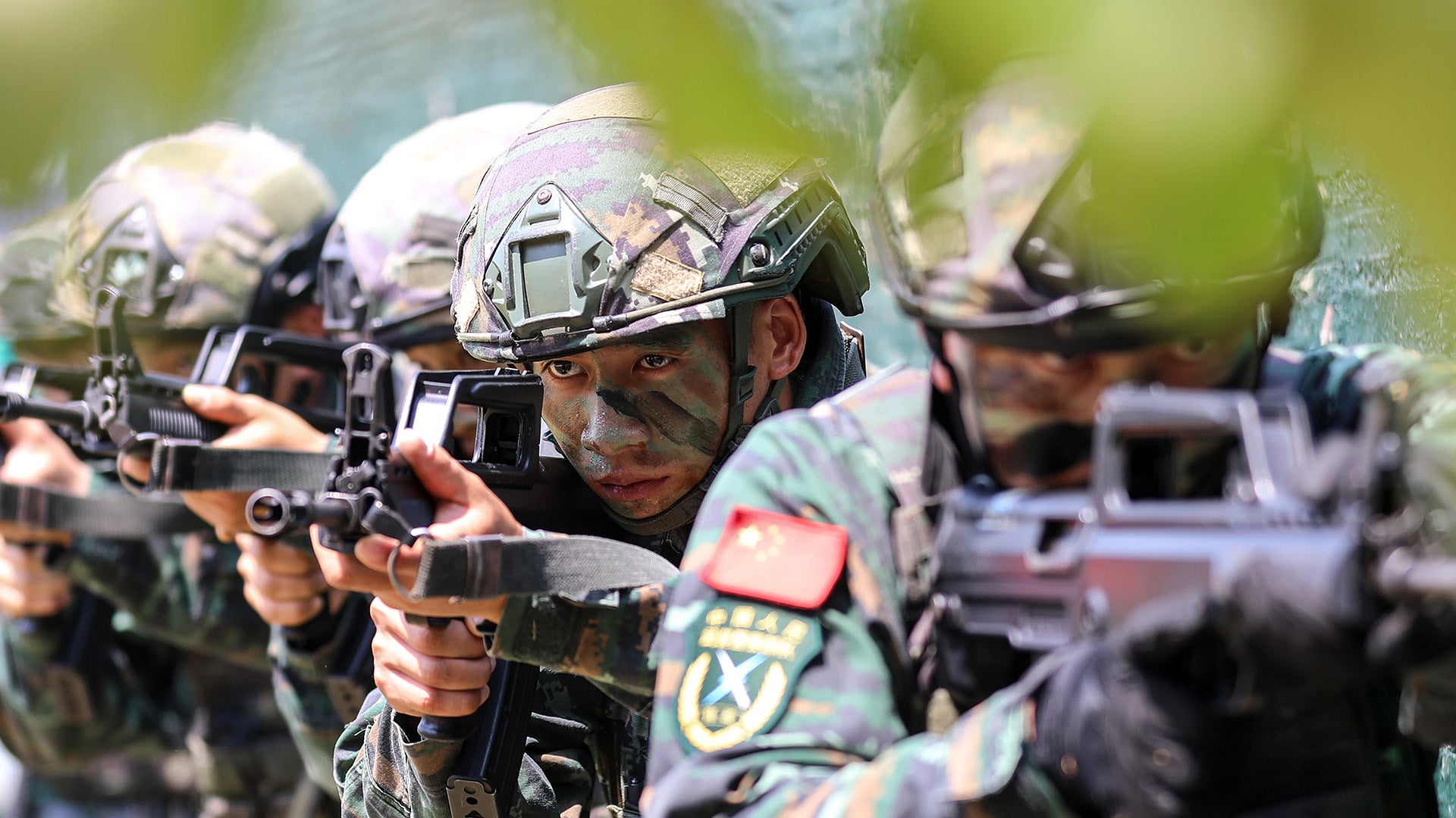 China Soldiers Training
