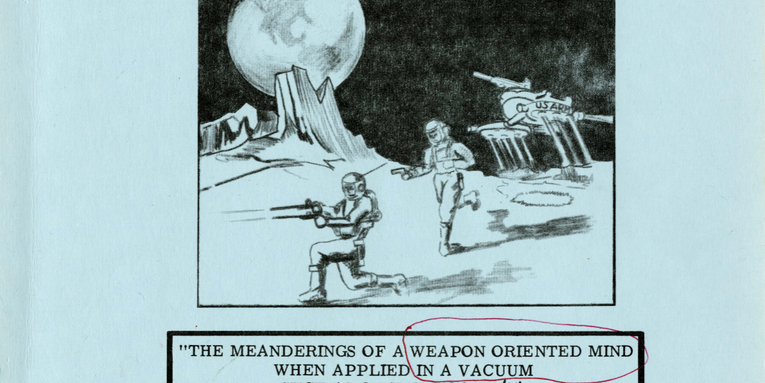 This was the Army’s Cold War plan for a war on the Moon, and the weapons it’d use to win it