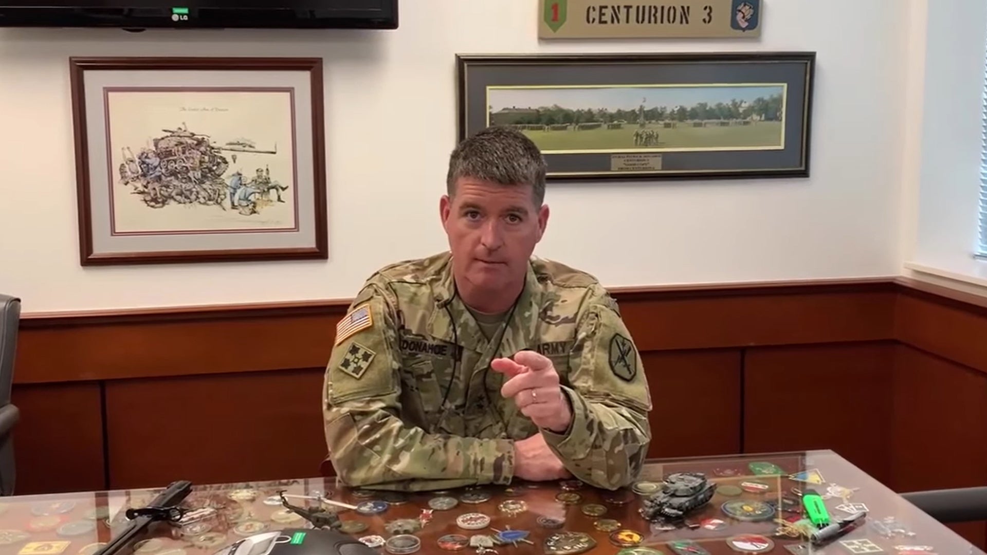 Army Maj. Gen. Patrick J. Donahoe retired in January 2023, months after an Army investigation found that he had created bad publicity for the service by defending female troops in response to a commentary from Tucker Carlson. (Army photo)