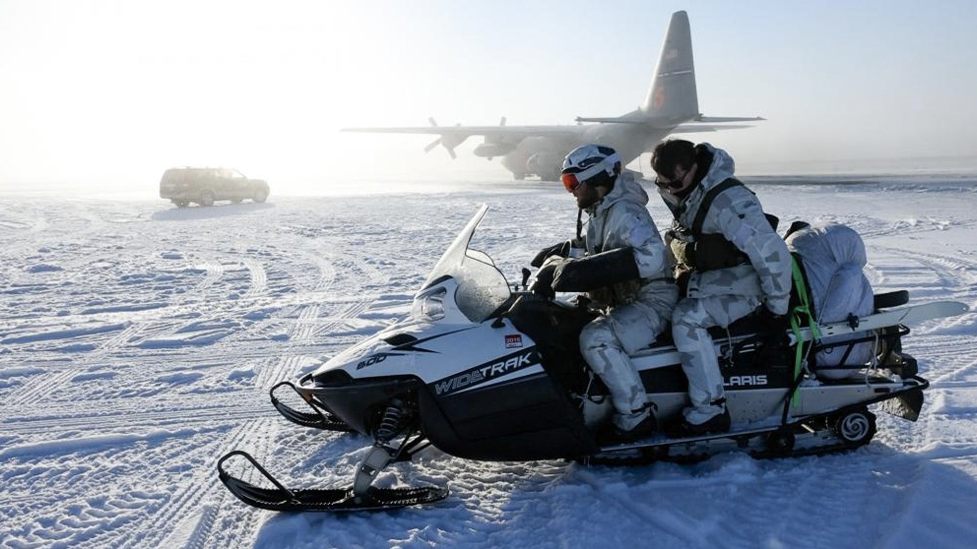 snowmobile, arctic, air force