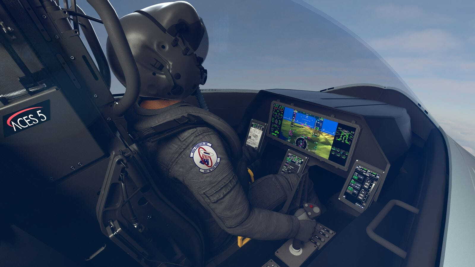New software developed by Collins Aerospace would calculate the odds of an Air Force fighter pilot accomplishing their mission based on threats and assets, a skill very similar to the Star Wars droid C-3PO. (Collins Aerospace)
