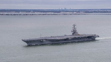 The Navy's newest and most advanced aircraft carrier has finally deployed