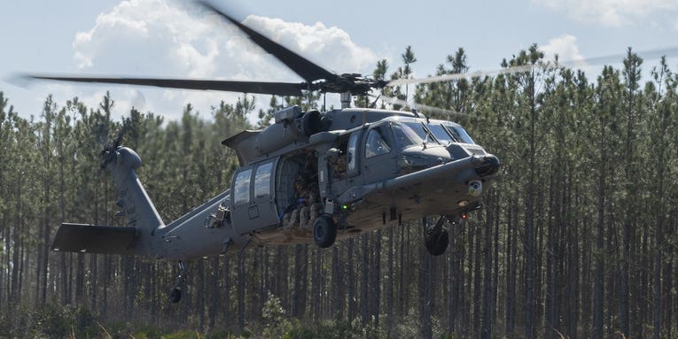 Air Force crew performs first-ever rescue in brand new search-and-rescue helicopter