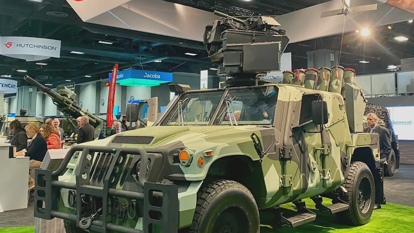 The Humvee Saber Blade at AUSA 2022. (AM General)
