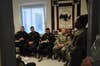 Lt. Col. Marlene Arias-Reynoso, behavioral health director of U.S. Army Health Clinic Hohenfels, led discussions with leaders from 1st Battalion 4th Infantry Regiment, Department of Emergency Services, and the Joint Multinational  Readiness Center in Hohenfels, to discuss Behavior Health services offered to Solders, May 19, 2022.