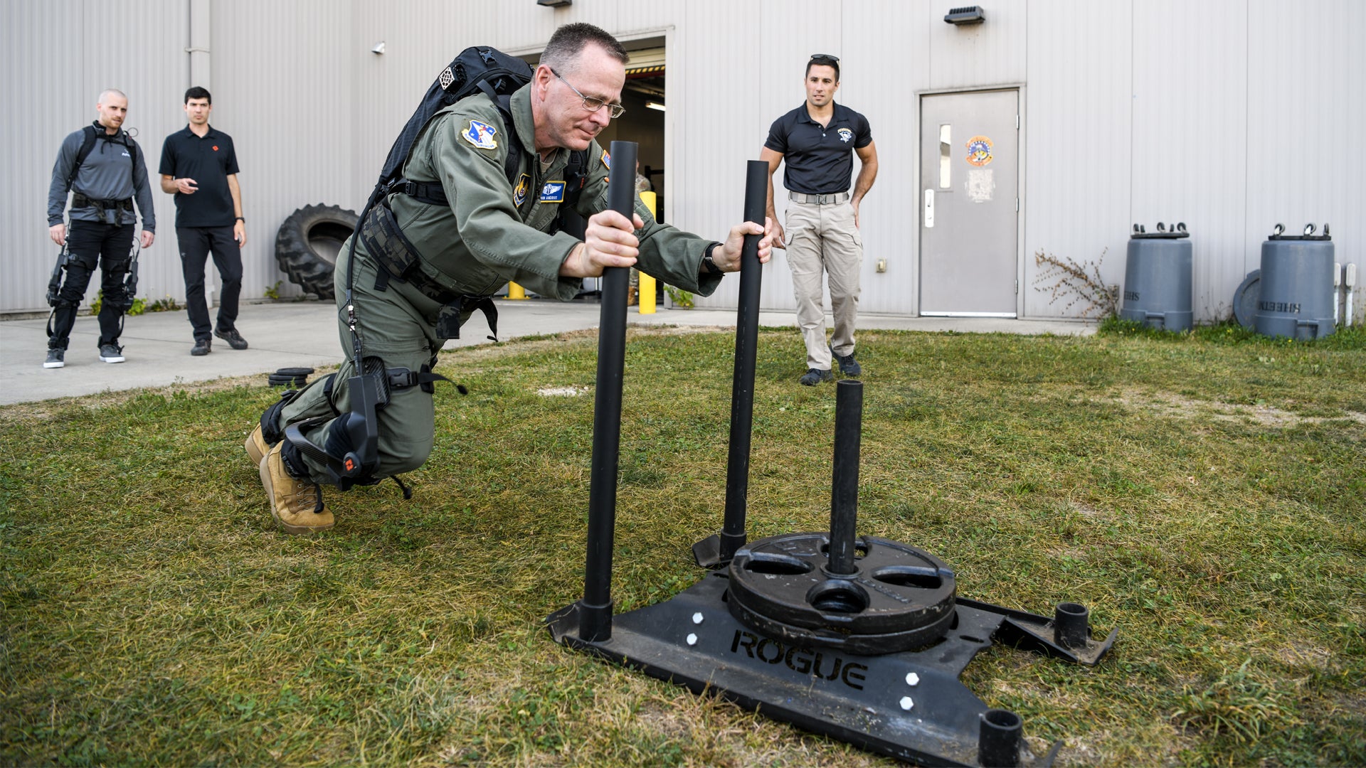 The Air Force is testing a new exoskeleton to lighten the load for airmen