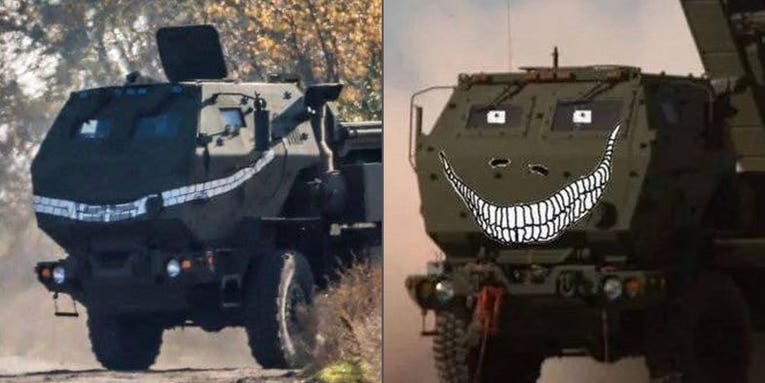 The real-life ‘smiling HIMARS’ meme has been spotted in Ukraine
