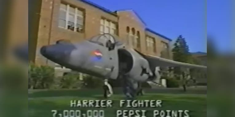 That time Pepsi promised to give away an actual fighter jet