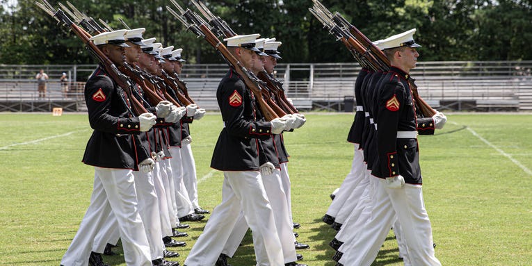 The Marine Corps Silent Drill Platoon is getting its first female commander ever