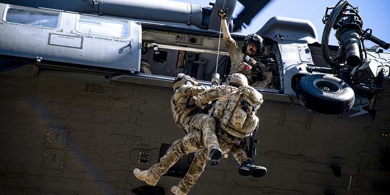 How Air Force maintainers fixed a rescue helicopter that was literally at the end of its rope