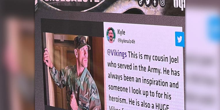 Minnesota Vikings thanked porn star Johnny Sins for his service