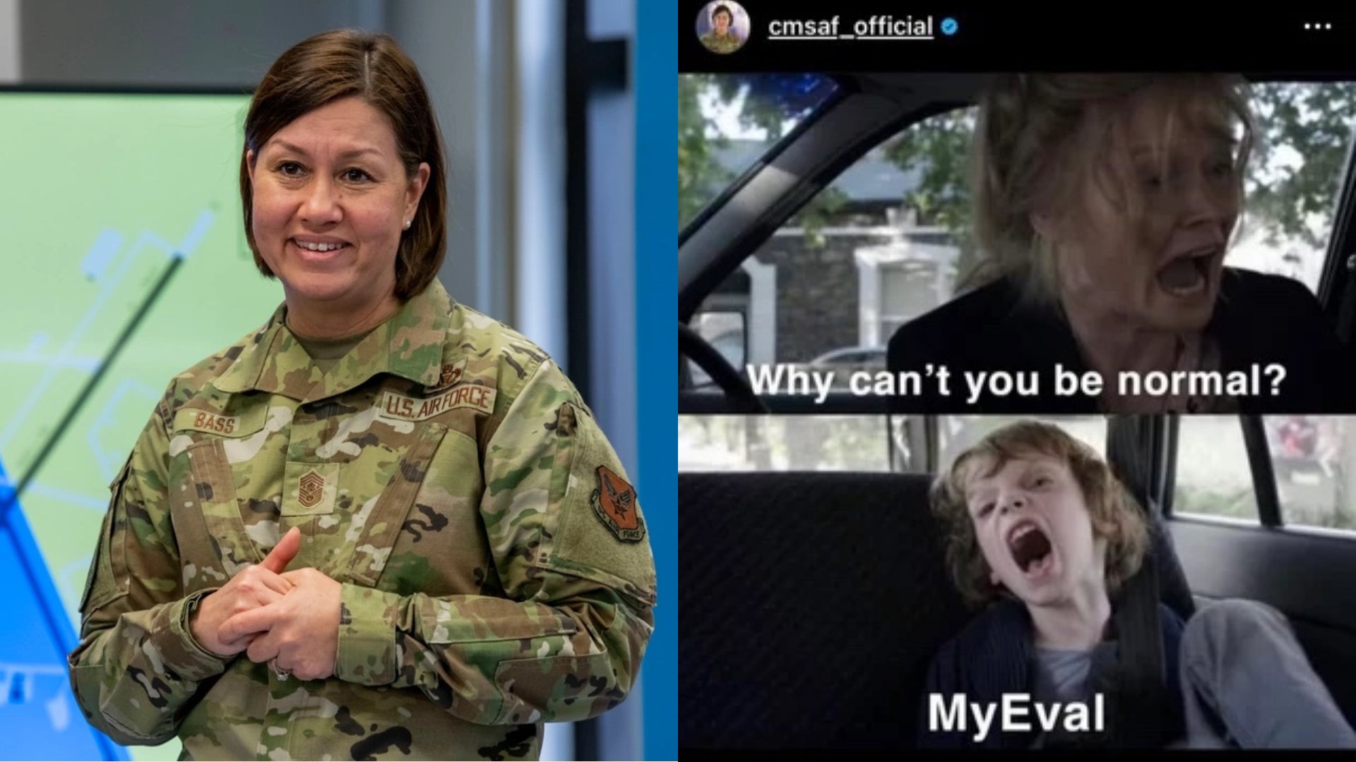 The Air Force’s admin software is so bad that the top enlisted airman is trolling it