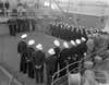 A photo of commissioning ceremony when the SS Great Republic was renamed the USS Pictor. (NavSource Online)