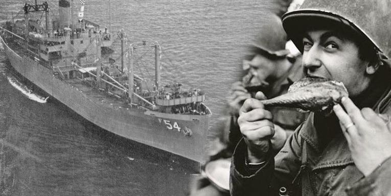 How a single ship made Thanksgiving happen in Europe at the height of WWII