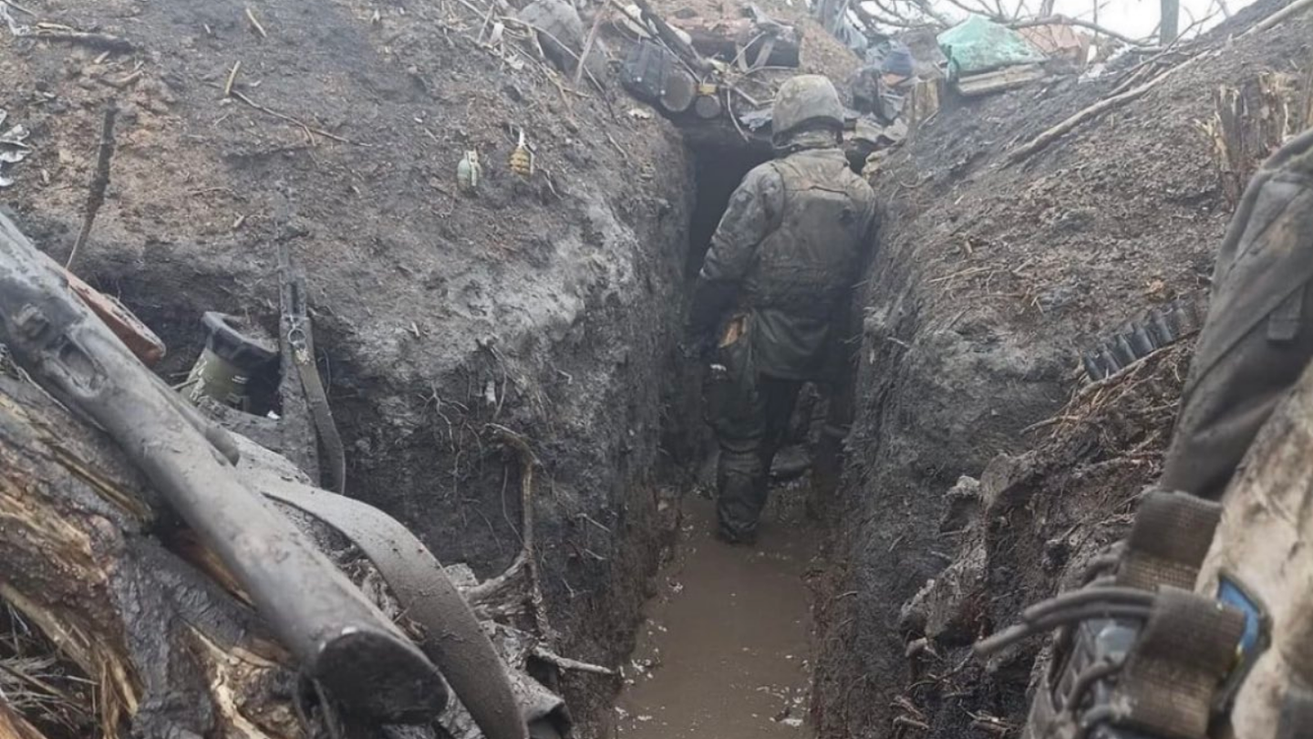 trench warfare ukraine