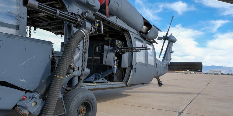 The Air Force wants to triple the firepower of its HH-60G Pave Hawk rescue helicopters